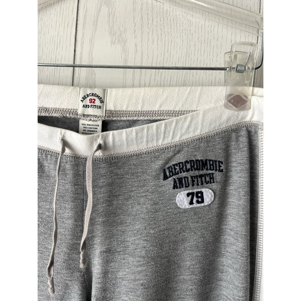 Y2K Abercrombie & Fitch Low Rise Flare Pants Women's Small Flare Athletic Sweats - Picture 3 of 16